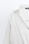 Фото #7 товара Атласная рубашка с узлом ZARA