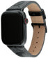 Фото #3 товара Ремешок COACH Black Canvas Apple Watch Band 42/44/45mm