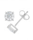 Diamond Stud (1/4 ct. t.w.) in 14k White, Yellow or Rose Gold