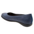 Фото #5 товара Trotters Darcey T1904-400 Womens Blue Leather Slip On Ballet Flats Shoes 11