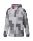 Men's Gray Juventus Graphic Raglan Full-Zip Windbreaker Jacket