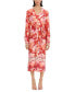 ფოტო #1 პროდუქტის Women's Printed Maxi Shirtdress