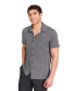 Фото #1 товара Men's Mosaic Short Sleeve Button Up Shirt