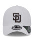 Men's White San Diego Padres Neo 39THIRTY Flex Hat Белый, L/XL - фото #4