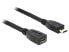 Фото #4 товара Delock 0.5m USB 2.0 - 0.5 m - Micro-USB B - Micro-USB B - USB 2.0 - Male/Female - Black