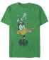 Looney Tunes Men's Daffy Duck Brain Fried Short Sleeve T-Shirt