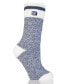 ფოტო #3 პროდუქტის Women's Original Cream Block Twist Thermal Socks