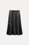 ZW COLLECTION EMBROIDERED SATIN SKIRT