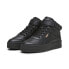 Кроссовки PUMA Carina Street Mid Puma Black / Puma Black / Rose Gold, 38 - фото #1