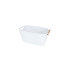 Фото #1 товара Универсальная корзина Confortime Белый Пластик С ручками 27 x 14,5 x 12 cm