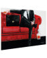 The Lady The Gentleman Frameless Free Floating Tempered Glass Panel Graphic Wall Art, 32" x 48" x 0.2"