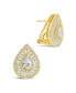 Scarlett Cubic Zirconia Teardrop Stud Earrings