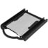 StarTech.com 2.5" SSD/HDD Mounting Bracket for 3.5" Drive Bay - Tool-less Installation - 8.89 cm (3.5") - Carrier panel - 2.5" - IDE/ATA - Serial ATA - Serial ATA II - Serial ATA III - Serial Attached SCSI (SAS) - Black - Plastic