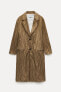 Фото #10 товара Классическое пальто оверсайз из жатой ткани — zw collection ZARA