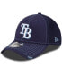 Фото #1 товара Бейсболка растягивающаяся New Era Tampa Bay Rays Navy Blue Neo 39THIRTY для мужчин