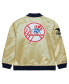 Фото #4 товара Men's Gold New York Yankees OG 2.0 Lightweight Satin Full-Zip Jacket