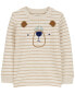 Toddler Bear Striped Graphic Tee 2T