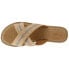 Фото #6 товара TOMS Viv Geometric Embossed Flat Womens Beige Casual Sandals 10011782