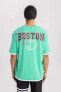 Фото #13 товара Футболка Defacto Boston Celtics Oversize Fit