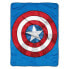 Фото #1 товара Micro Raschel Throw - Marvel The Shield Captain America 45x60" Plush Blanket NEW
