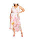 Фото #1 товара Plus Size Aliya Print Maxi Dress