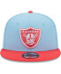 Men's Light Blue, Red Las Vegas Raiders Two-Tone Color Pack 9FIFTY Snapback Hat