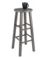 Ivy 29.1" Wood Square Leg Bar Stool