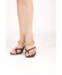 ფოტო #2 პროდუქტის Women's Social Bee Link Chain Embellished Heel Sandals