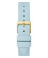 Фото #5 товара Наручные часы Guess MINI WONDERLUST голубые, золотые 34 мм GW0678L1