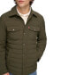 Фото #6 товара Men's Quilted Shirt Jacket