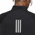 Фото #3 товара Толстовка спортивная мужская Adidas Fast 1/2 Zip Чёрная