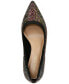 ფოტო #8 პროდუქტის Women's Heathere Slip-On Pointed-Toe Mid-Heel Pumps