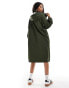 Фото #2 товара ASOS DESIGN Petite rubberised rain parka coat in khaki