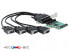 Delock 89938 - PCIe - Full-height / Low-profile - PCIe 1.1 - Green - WCH384L - 230.4 Kbit/s