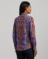 ფოტო #3 პროდუქტის Women's Collared Paisley Shirt