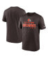 Men's Brown Cleveland Browns Legend Community Performance T-shirt
