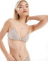 Monki mix and match super soft padded bra in beige