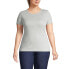 Фото #4 товара Plus Size Cotton Rib T-shirt