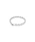 Фото #2 товара Round Cut White Rhodium Plated Una Bracelet