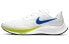 Фото #1 товара Nike Pegasus 37 训练 专业 轻便减震 低帮 跑步鞋 男款 白绿蓝 / Кроссовки Nike Pegasus 37 BQ9646-102