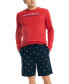 ფოტო #3 პროდუქტის Men's Signature Pajama Shorts
