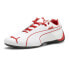 Фото #2 товара Puma F1 Future Cat Lace Up Mens White Sneakers Casual Shoes 30828002