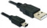 Фото #2 товара Delock 82273 - 1 m - USB A - Mini-USB B - USB 2.0 - Male/Male - Black