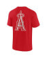 Фото #3 товара Men's and Women's Red Los Angeles Angels Super Soft Short Sleeve T-shirt