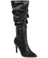 Фото #1 товара Сапоги высокие JOURNEE Collection женские Sarie Ruched Stiletto