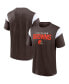 Фото #3 товара Men's Brown Cleveland Browns Home Stretch Team T-shirt