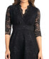 Фото #3 товара Women's Mademoiselle Lace Cocktail Dress with Sleeves
