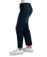 Фото #2 товара Juniors' High-Rise Straight-Leg Raw-Hem Jeans