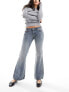 Фото #1 товара Weekday Nova low waist slim bootcut jeans in trove blue