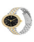 ფოტო #3 პროდუქტის Women's Quartz Two-Tone Stainless Steel Watch 34mm